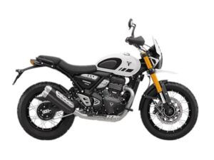 New 2026 Triumph Scrambler 400 XC Vanilla White